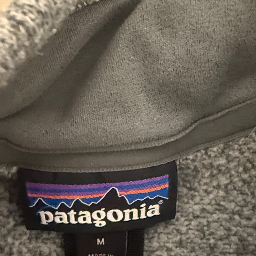 Patagonia Heathered Gray Fleece Pullover - Picture 4 of 4